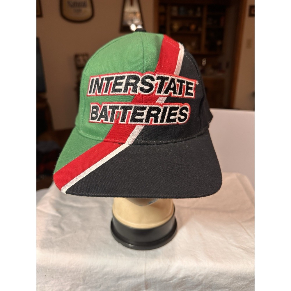 Vintage NASCAR Interstate Batteries‎ Hat 18 Snapback Embroidered Labonte